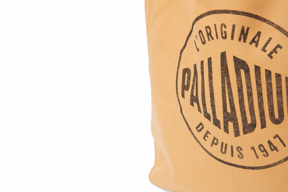 Cabas Logo Rond Palladium Camel