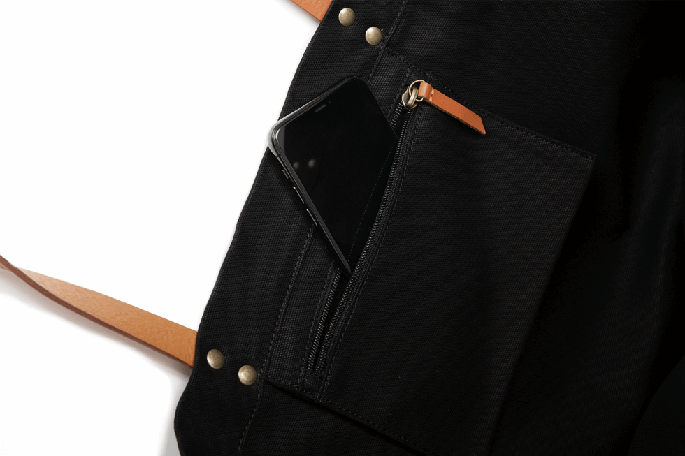 Cabas Logo Rond Palladium Noir