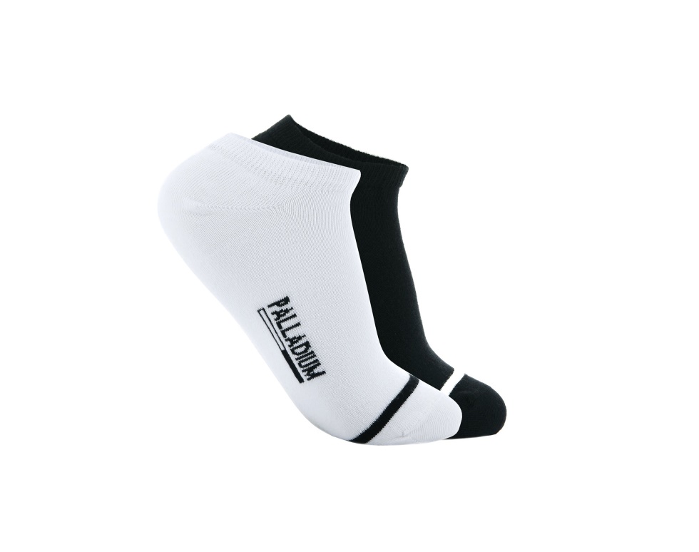 Cheville Basique Pour Femme Palladium Blanc Noir