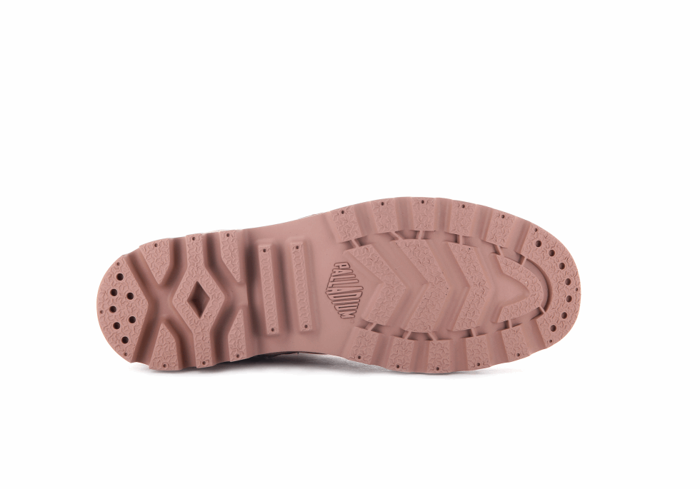 Cuir Palladium Pampa Hi Zip S Misty Rose