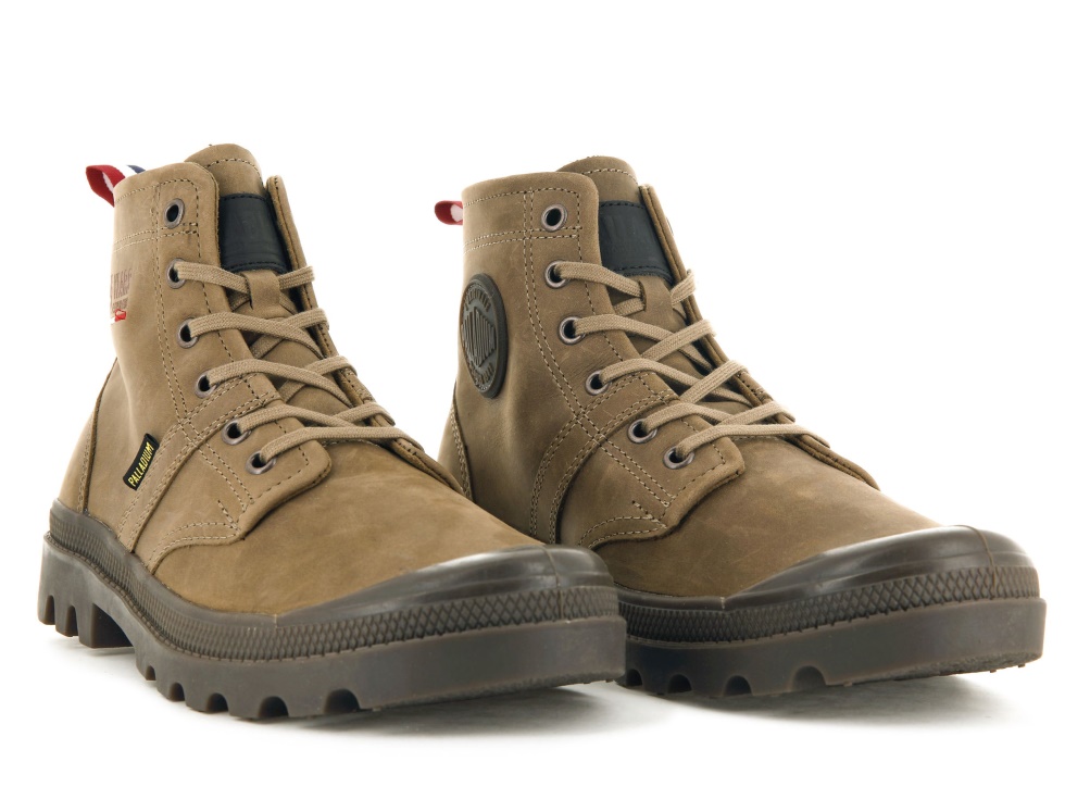 Pallabrousse 75e Cuir Brun Os Palladium