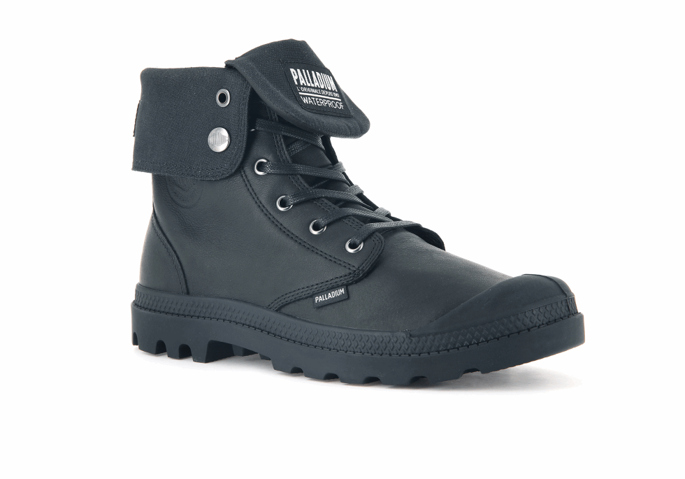 Palladium Baggy Cuir Ess Wp Noir