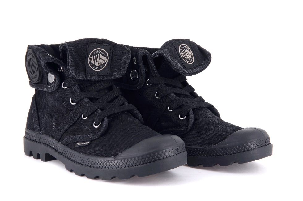 Palladium Femme Pallabrousse Baggy Noir-métal