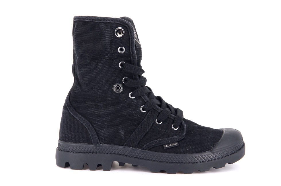 Palladium Femme Pallabrousse Baggy Noir-métal