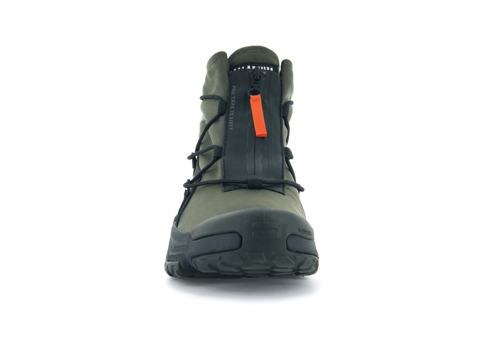Palladium Off-grid Hi Zip Waterproof Olive Night