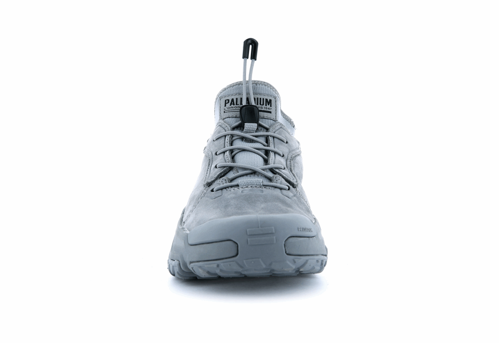 Palladium Off-grid Lo Cuir Gris Flanelle