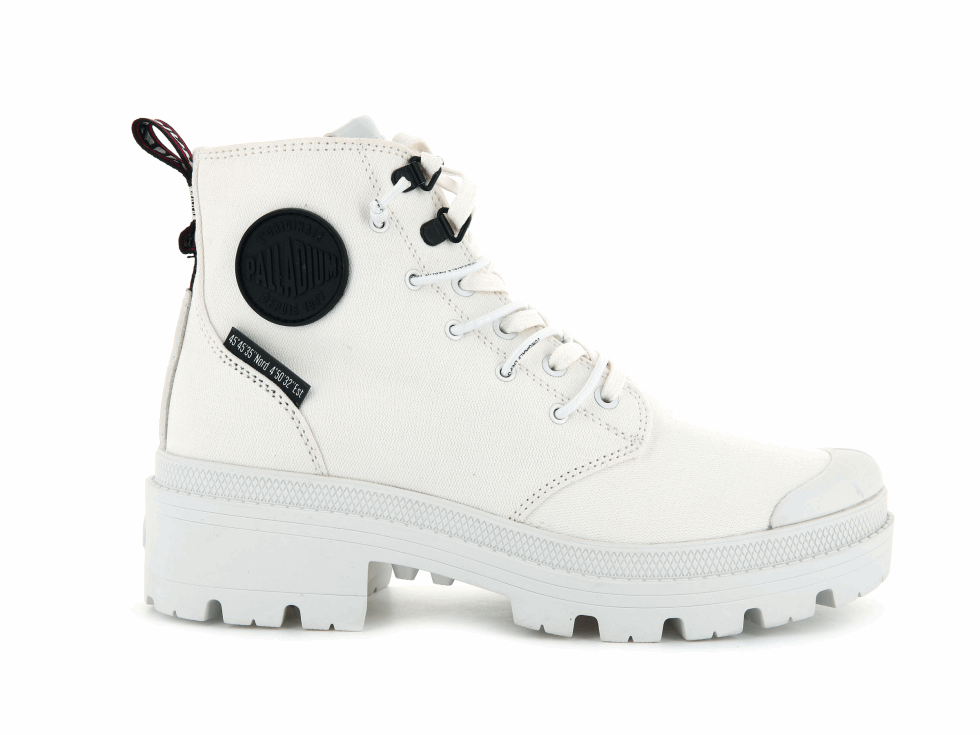 Palladium Pallabase Metro Star Blanc