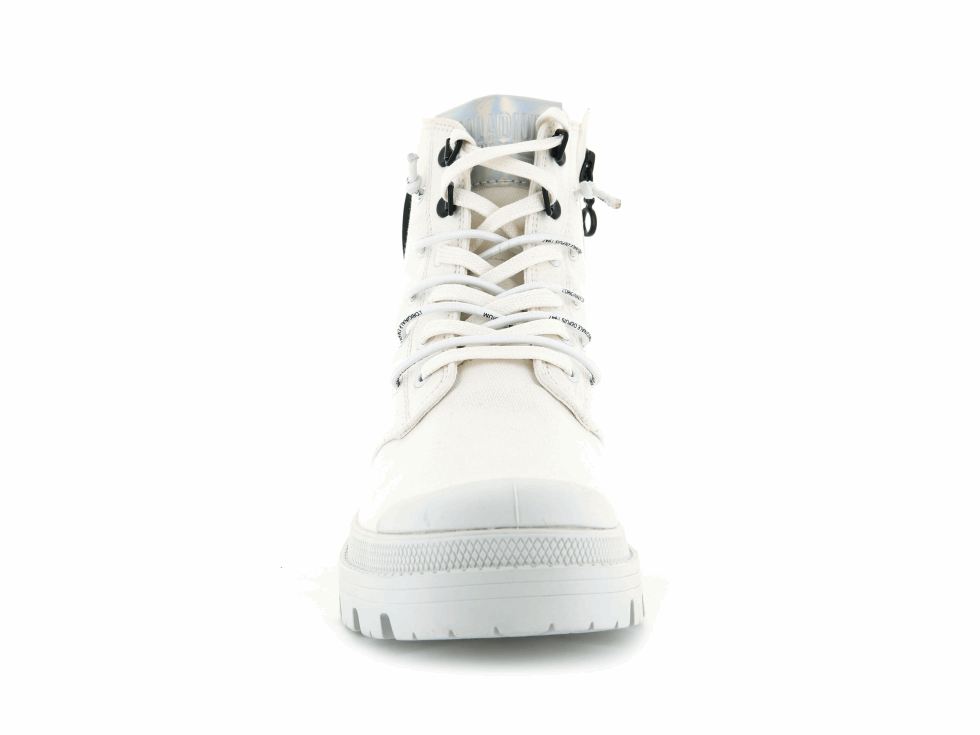 Palladium Pallabase Metro Star Blanc