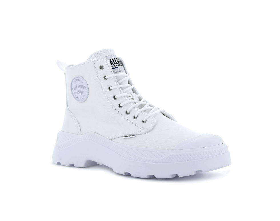 Palladium Pallakix Hi Canvas Blanc
