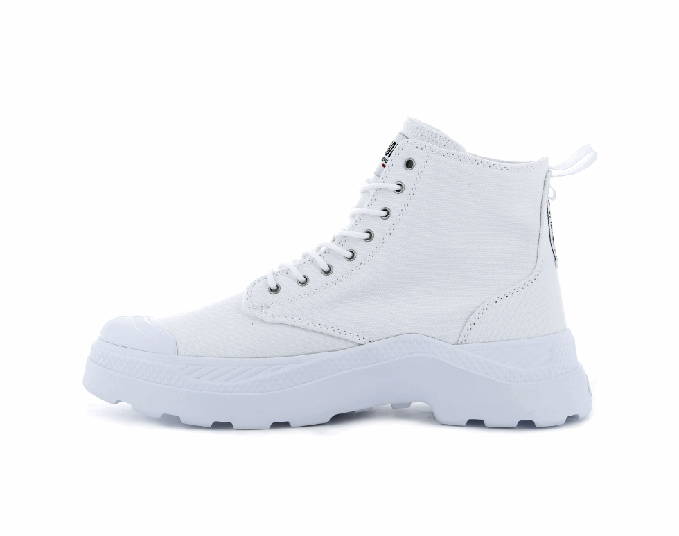 Palladium Pallakix Hi Canvas Blanc