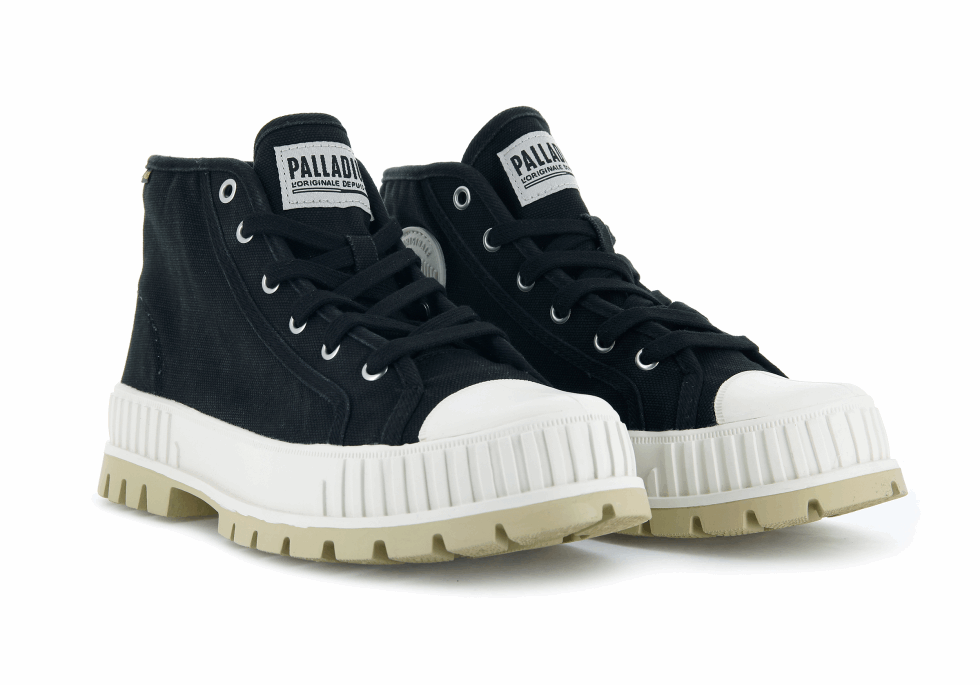 Palladium Pallashock Mid Et Noir Blanc