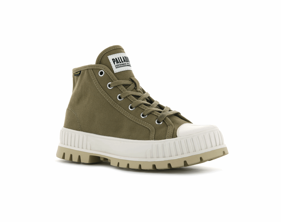 Palladium Pallashock Mid Et Olive