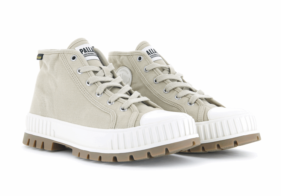 Palladium Pallashock Sable Moyen Et Chaud