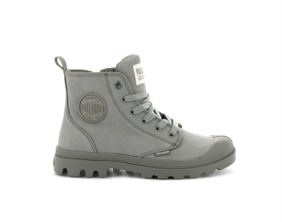 Palladium Pampa Hi Zip Nubuck Moonrock