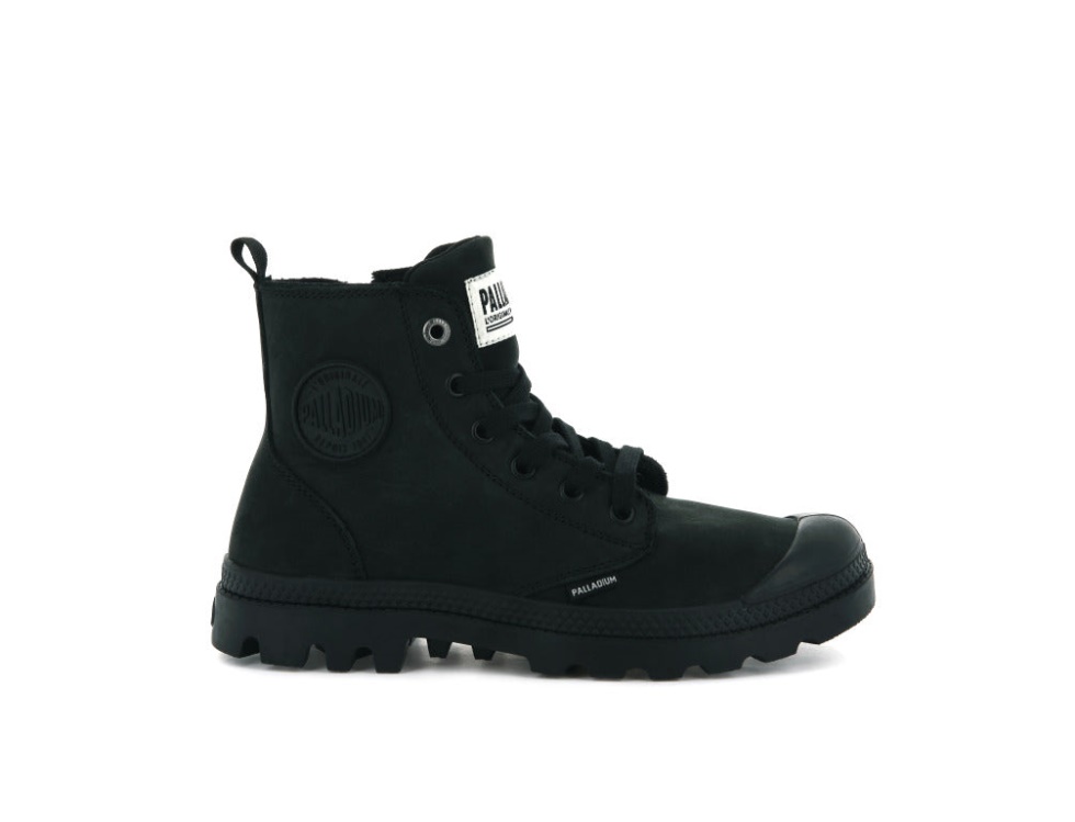 Palladium Pampa Hi Zip Nubuck Noir