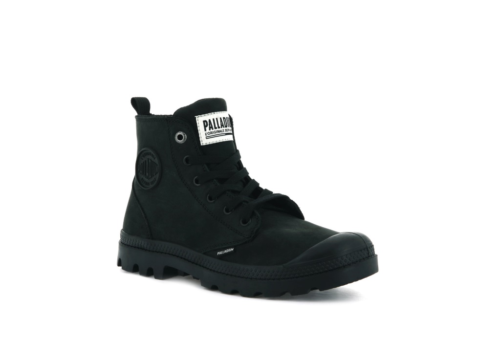 Palladium Pampa Hi Zip Nubuck Noir