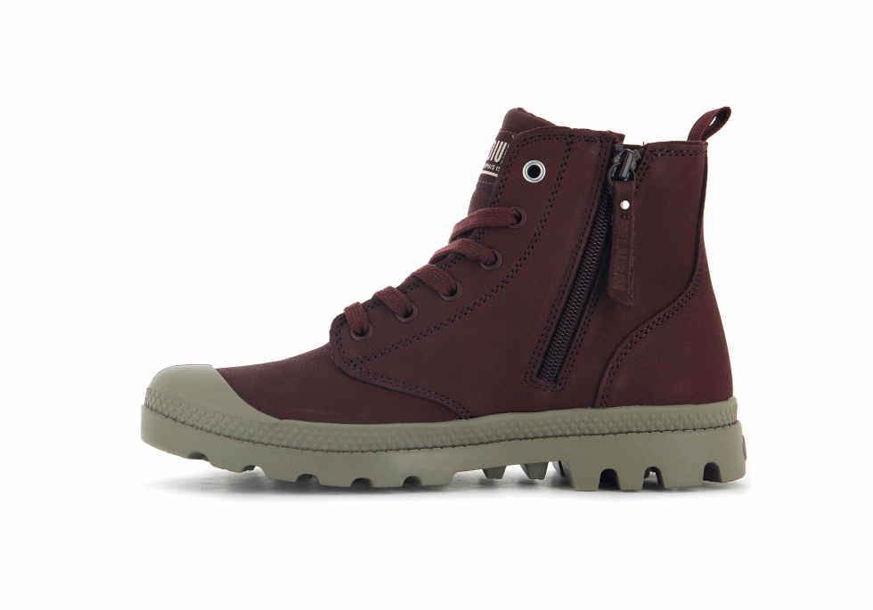 Palladium Pampa Hi Zip Sl Chocolat Décadent