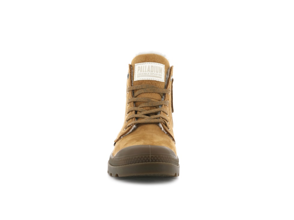 Palladium Pampa Hi Zip Wl Ambre Or