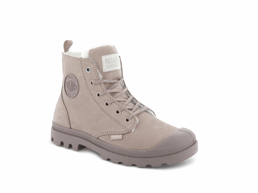 Palladium Pampa Hi Zip Wl Rose Dust Faon