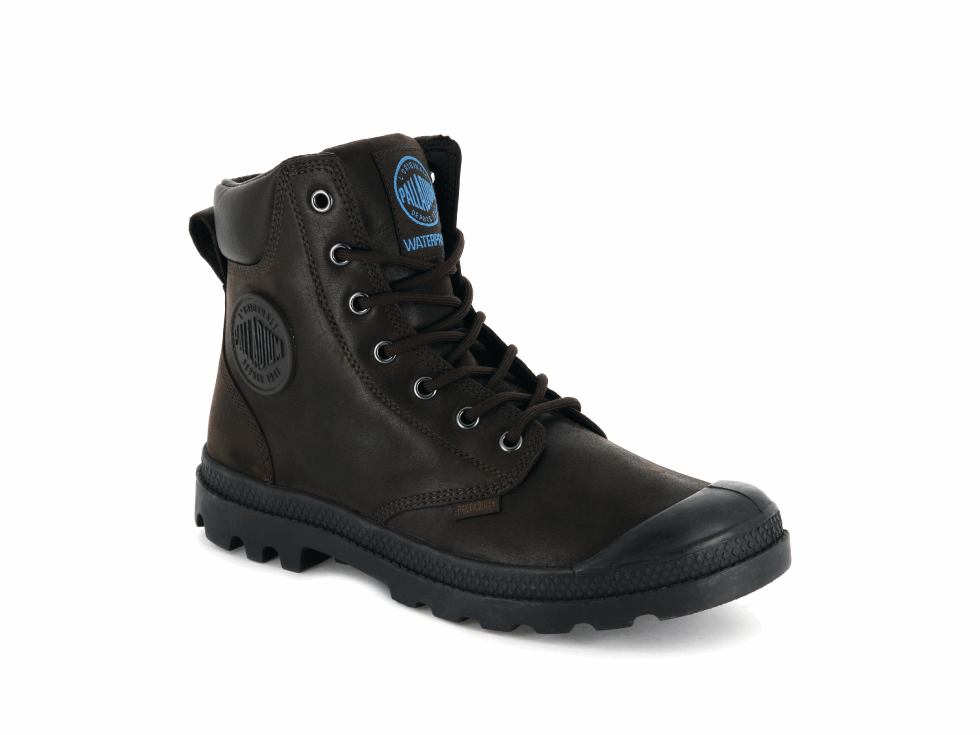 Palladium Pampa Manchette Wp Lux Chocolat