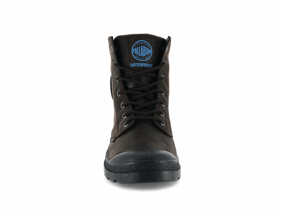 Palladium Pampa Manchette Wp Lux Chocolat