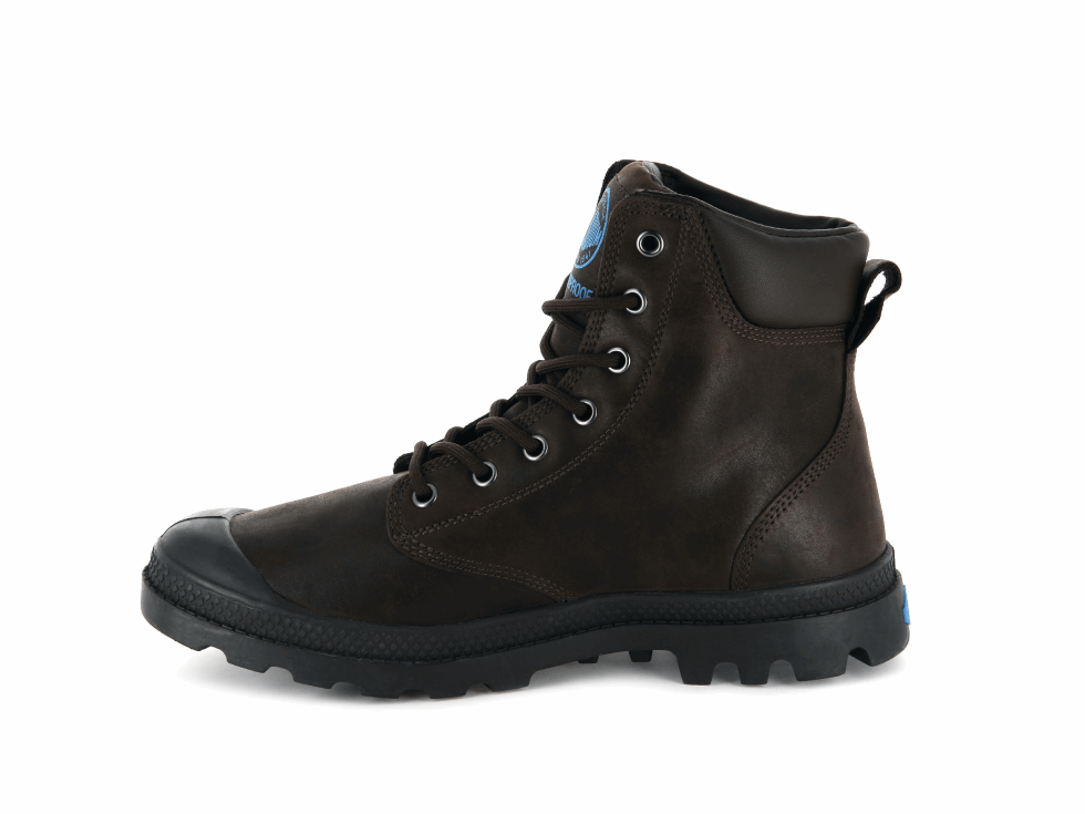 Palladium Pampa Manchette Wp Lux Chocolat