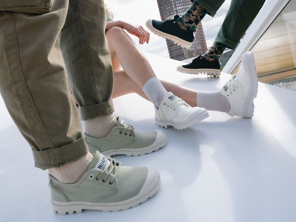 Palladium Pampa Ox Organique étoile Blanc