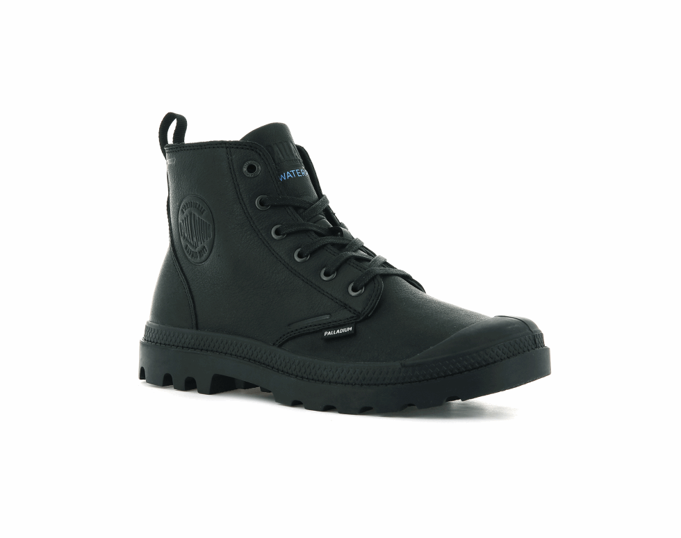 Palladium Pampa Salut Ess Lth Wp Noir