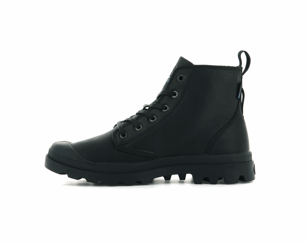 Palladium Pampa Salut Ess Lth Wp Noir