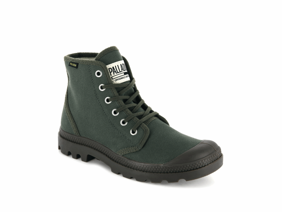 Palladium Pampa Salut Original Olive Nuit Noir
