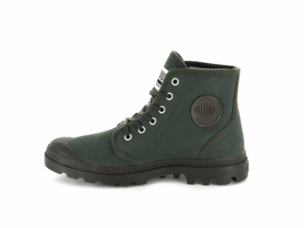 Palladium Pampa Salut Original Olive Nuit Noir