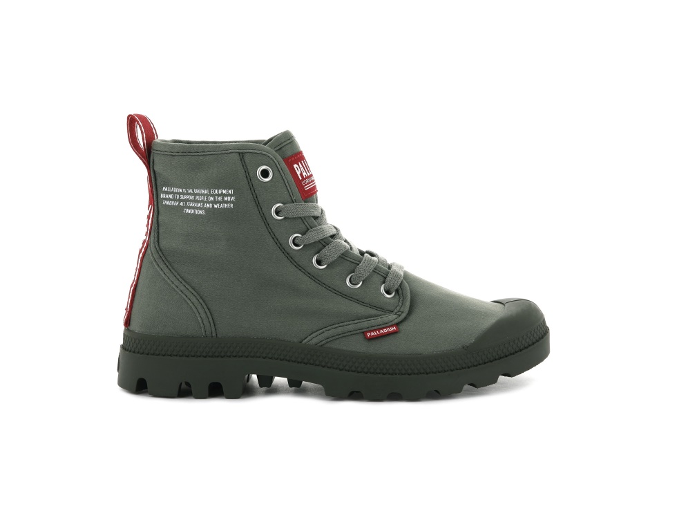 Palladium Pampa Salut Ose Olive Nuit