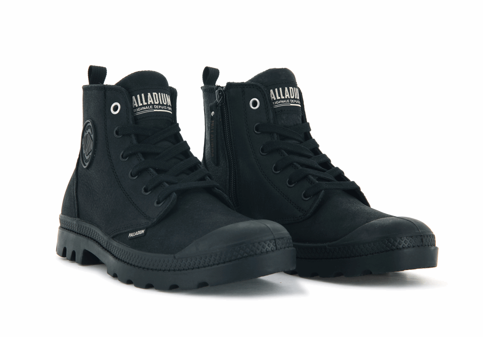 Palladium Pampa Salut Zip Sl Noir
