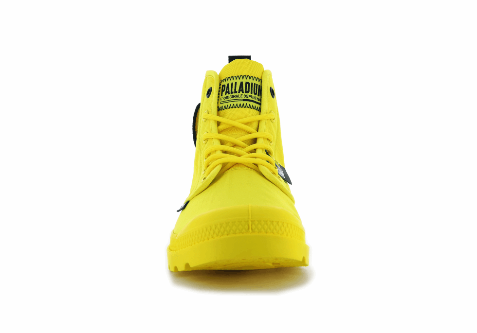 Palladium Pampa Smiley Changement Jaune Flamboyant