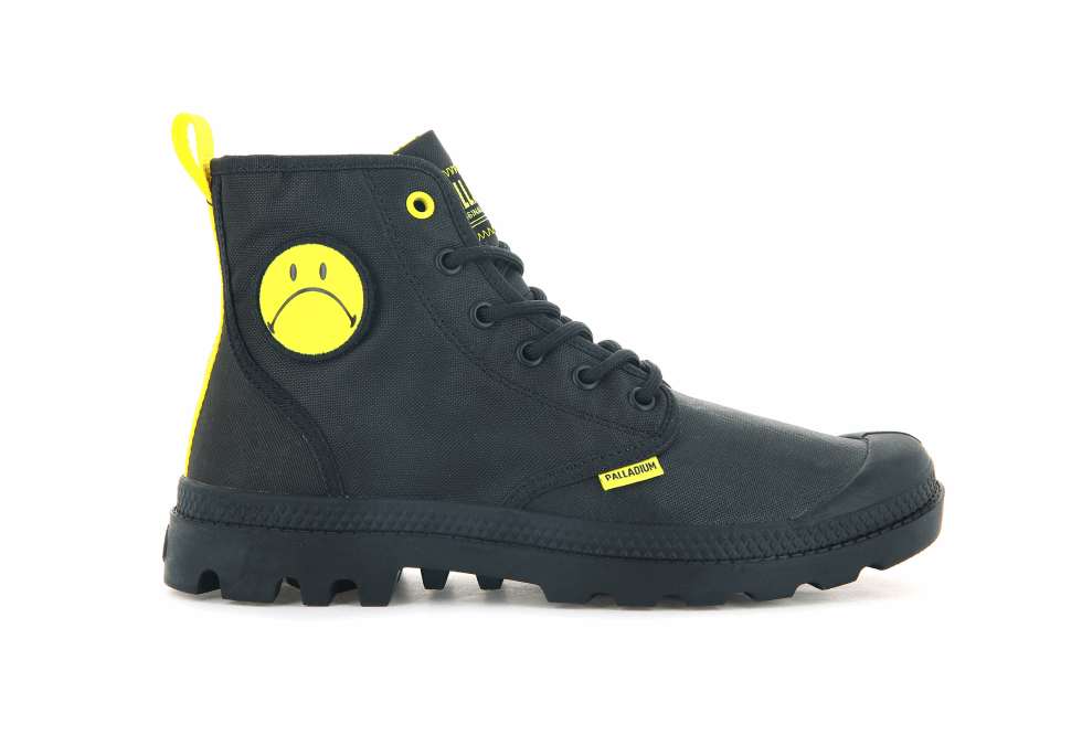 Palladium Pampa Smiley Changement Noir