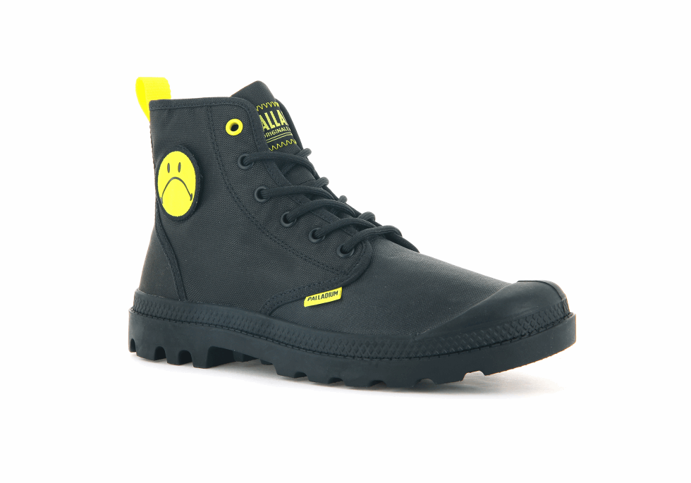 Palladium Pampa Smiley Changement Noir