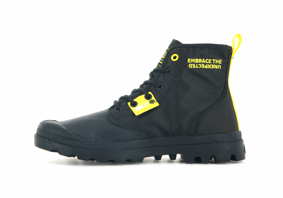 Palladium Pampa Smiley Changement Noir