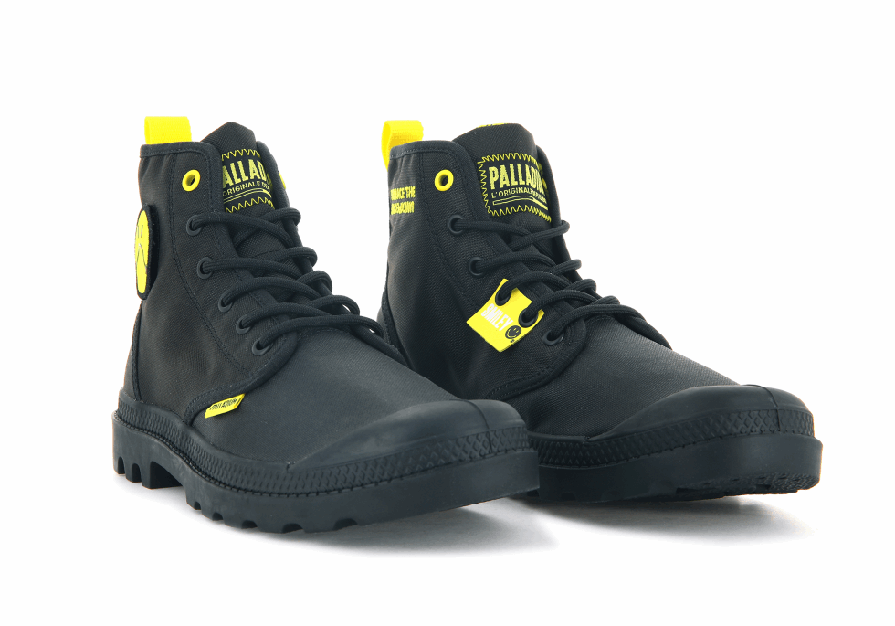 Palladium Pampa Smiley Changement Noir