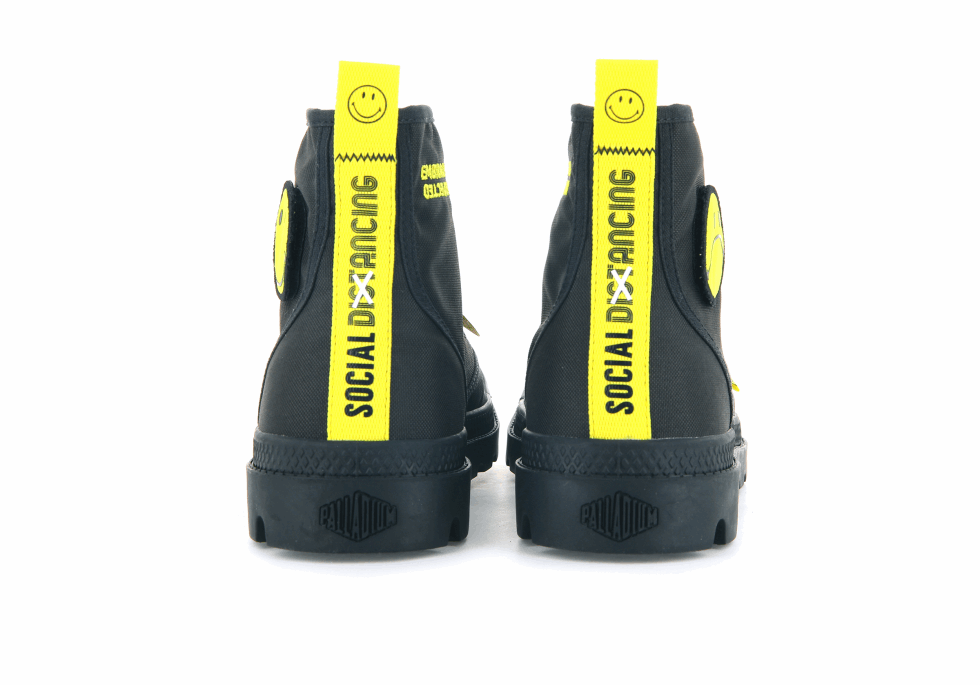 Palladium Pampa Smiley Changement Noir