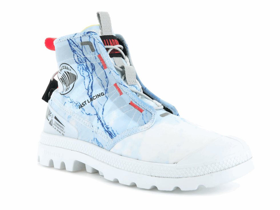 Palladium Pampa Travel Lite Et Imprimé Glacier