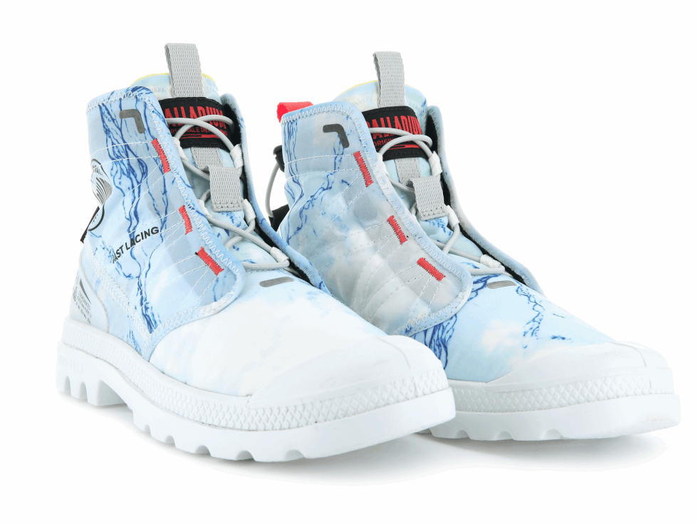 Palladium Pampa Travel Lite Et Imprimé Glacier