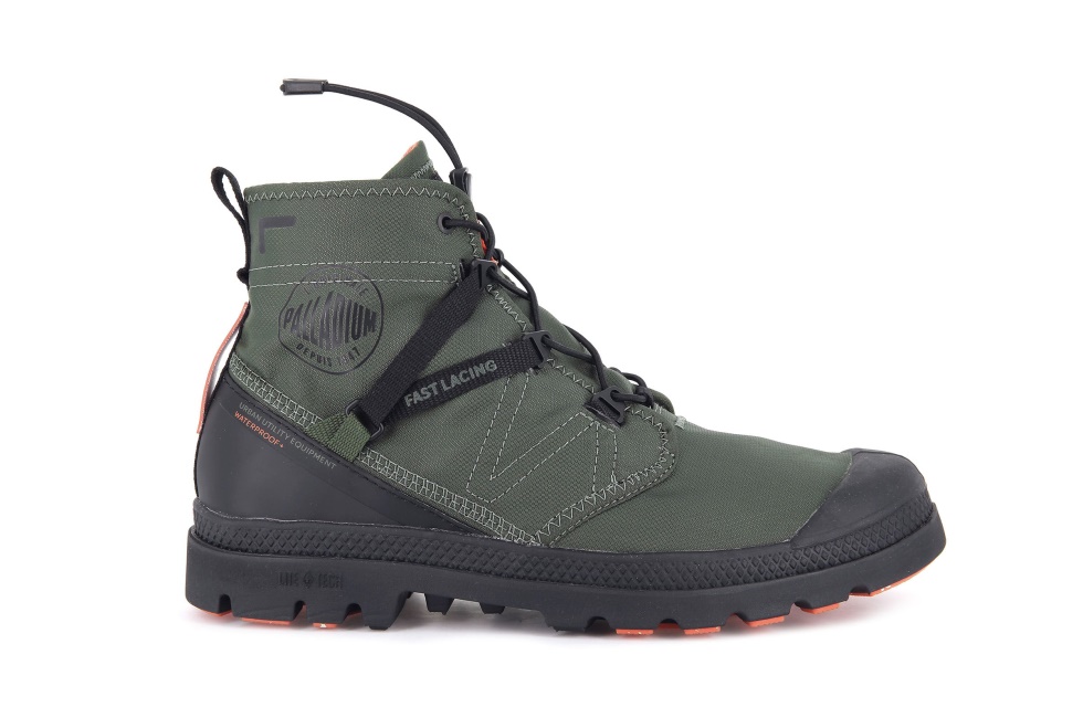 Palladium Pampa Travel Lite Imperméable Olive