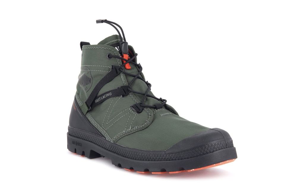 Palladium Pampa Travel Lite étanche Olive Nuit