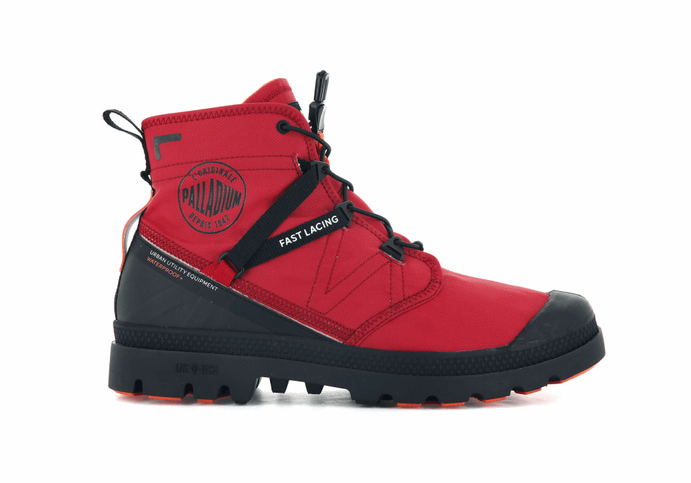 Palladium Pampa Travel Lite étanche Salsa Rouge