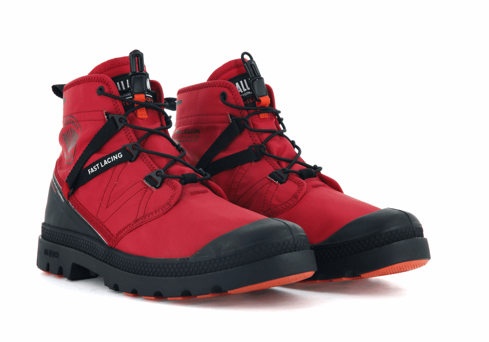 Palladium Pampa Travel Lite étanche Salsa Rouge