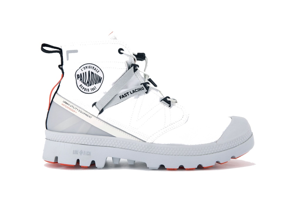 Palladium Pampa Travel Lite étanche étoile Blanc