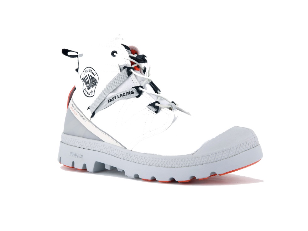 Palladium Pampa Travel Lite étanche étoile Blanc