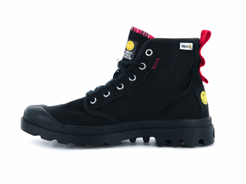 Palladium Pampa X Smiley 1970 Noir