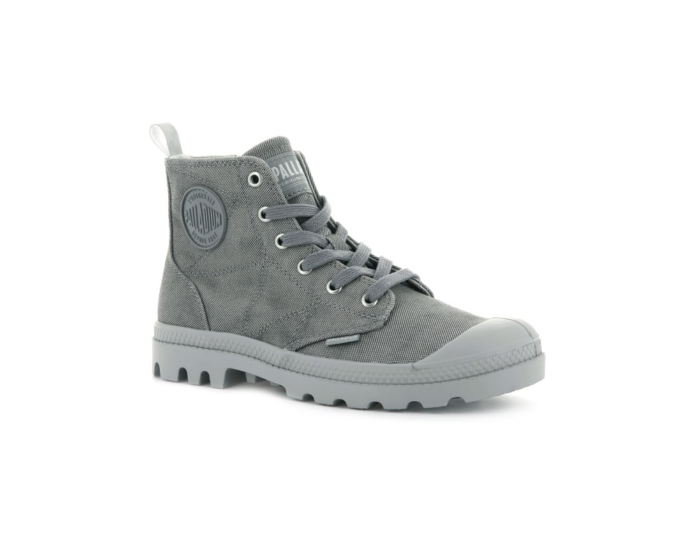 Palladium Pampa Zip Desertwash Gris Foncé