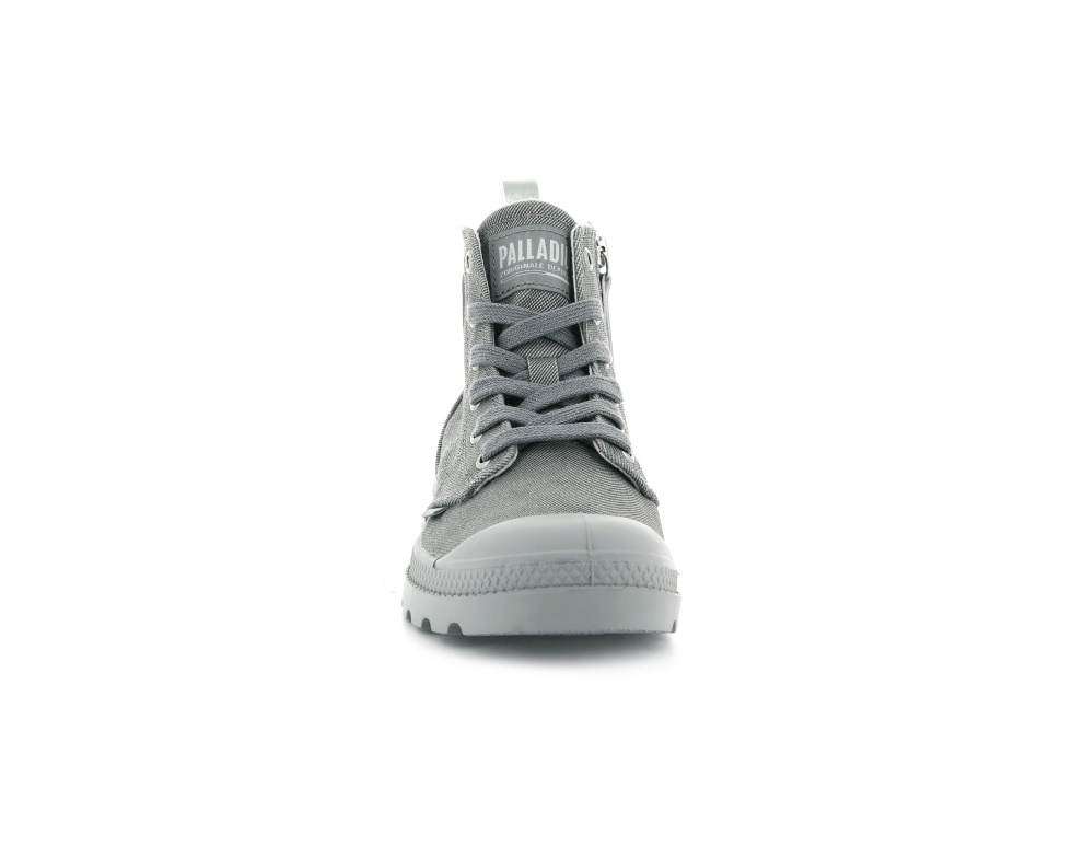 Palladium Pampa Zip Desertwash Gris Foncé